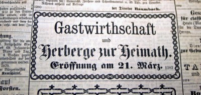 Saarbrücker Zeitung vom 21. März 1870
